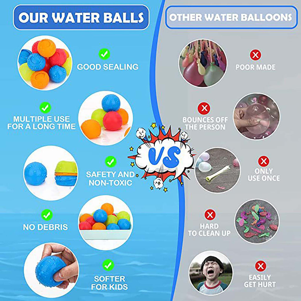 12PC Reusable Water Balloons M939