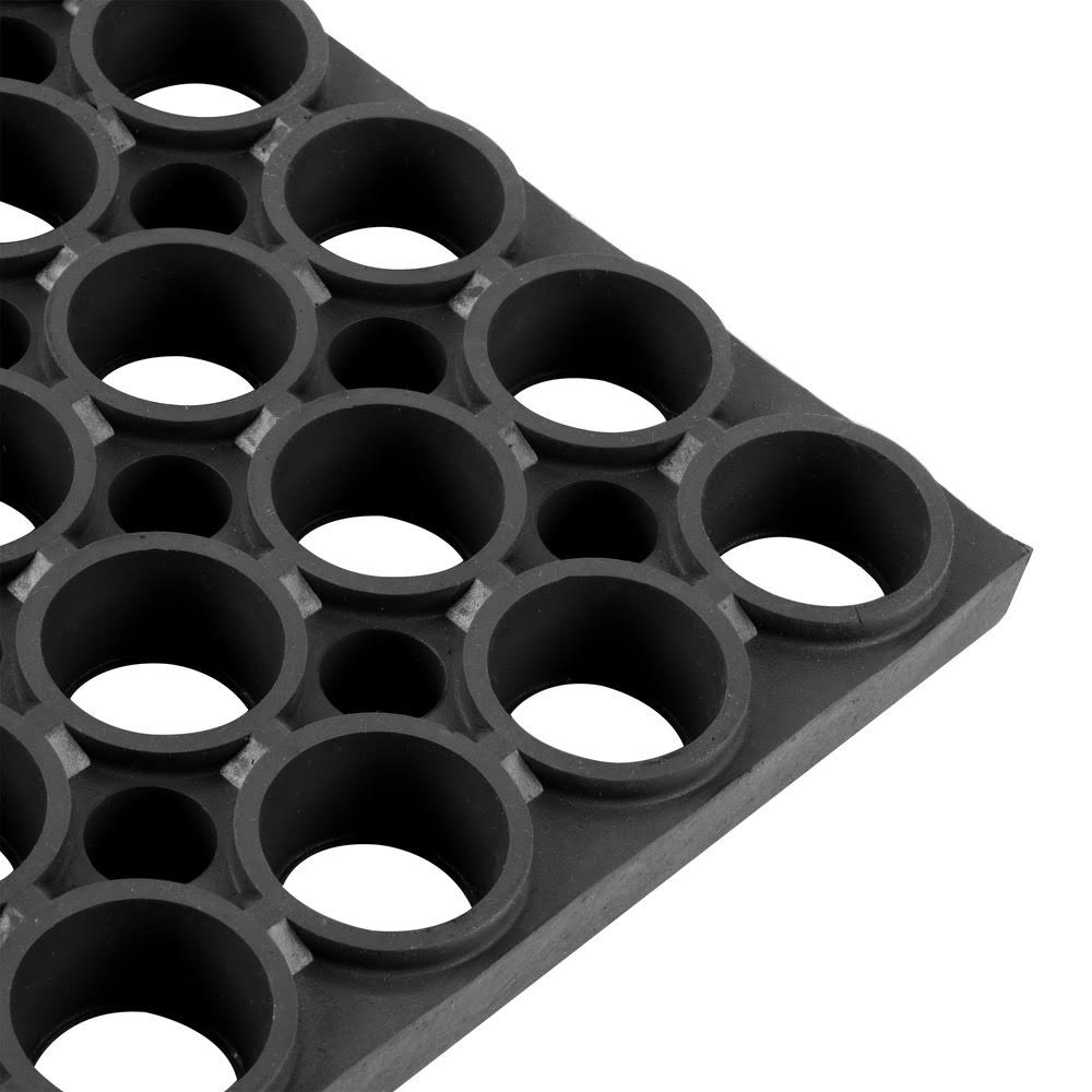 Black Anti-Fatigue Rubber Mat D4873