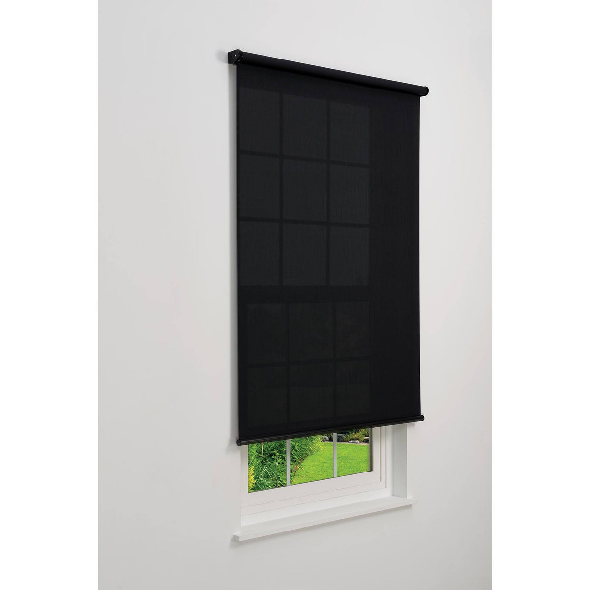 White 71 W x 78 H Cordless Solar Roller Shade A7328