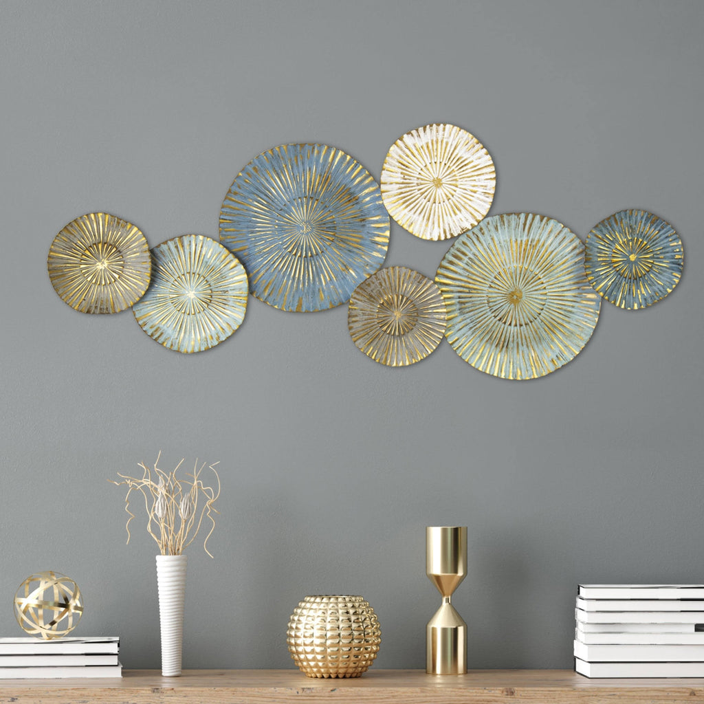 Metal Plates Wall Decor W174