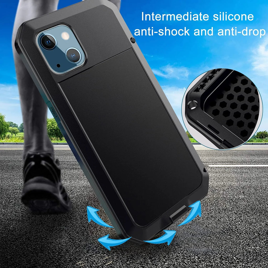 Black Aluminum iPhone 12 Case U815
