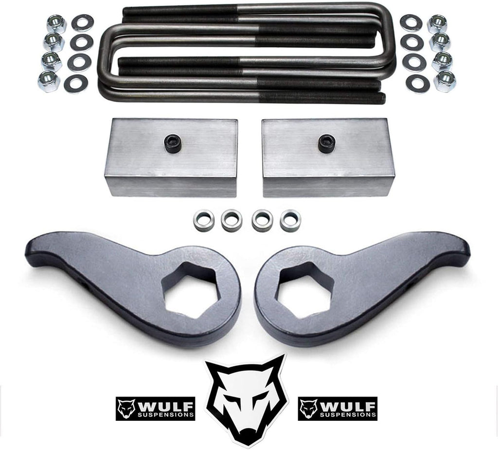Front 2" Rear Leveling Lift Kit for 2011-2019 Chevy Silverado GMC Sierra 2500 2500HD Y954401