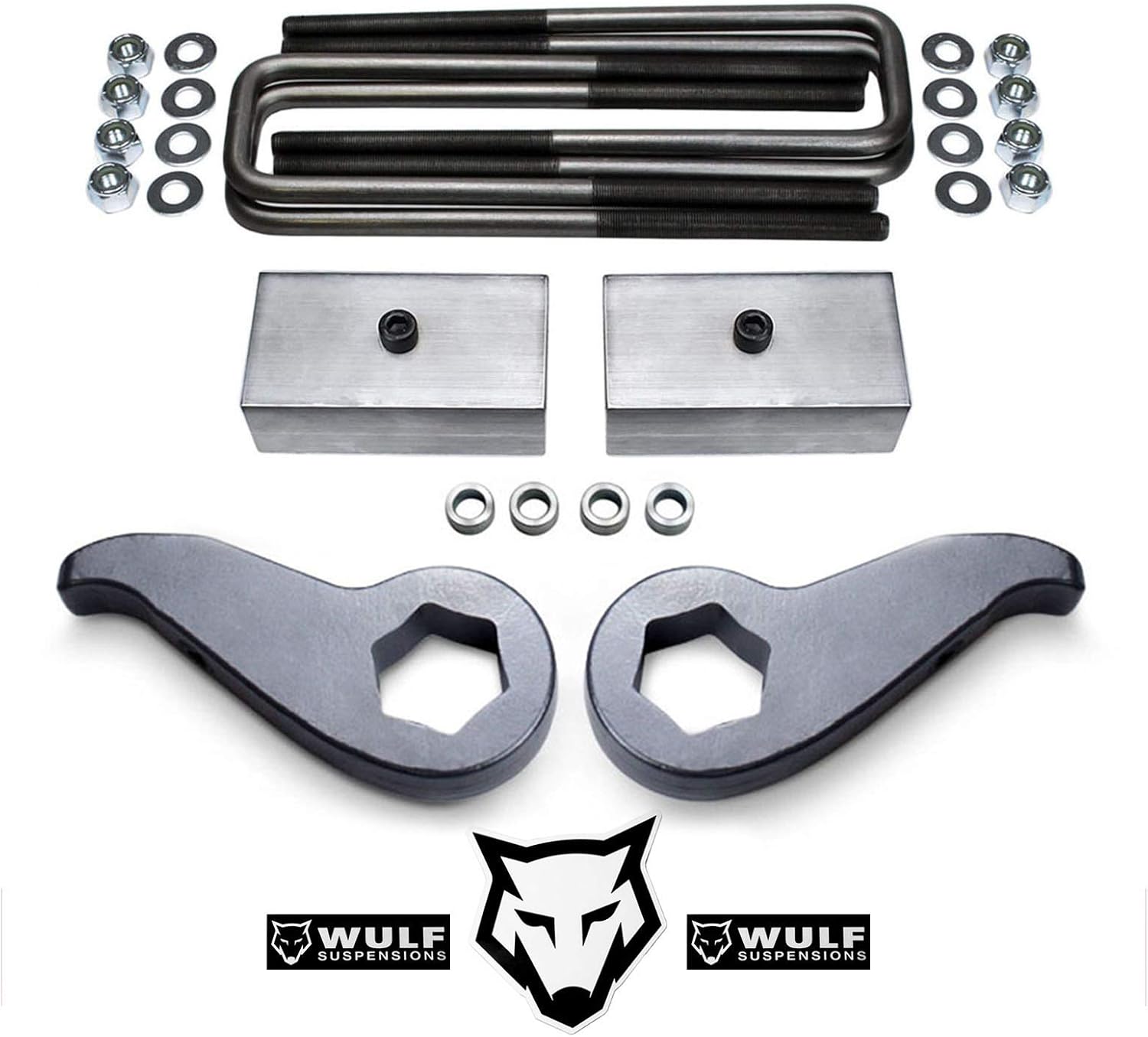 Front 2" Rear Leveling Lift Kit for 2011-2019 Chevy Silverado GMC Sierra 2500 2500HD Y954401