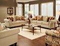 Tan Loveseat D437