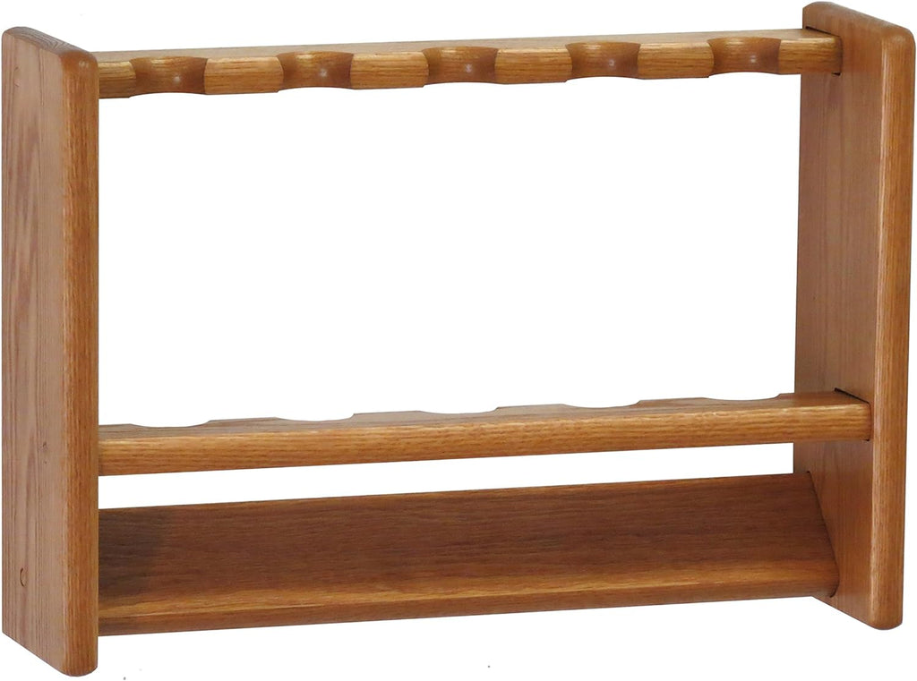 Medium Oak Fishing Rod Rack P250