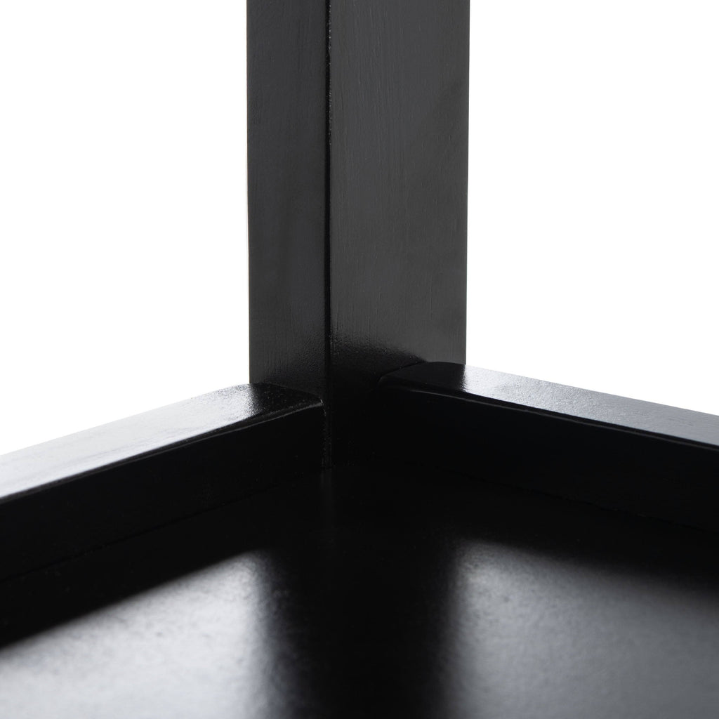 Black 2 Shelf Kitchen Cart S4166