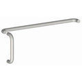 Satin Stainless Steel Door Pull and Push Set O98375
