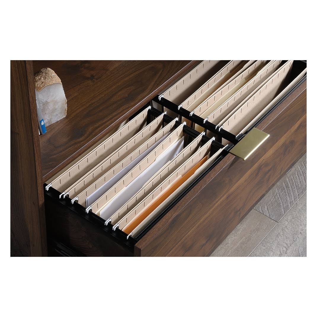 Grand Walnut Storage Credenza R244006