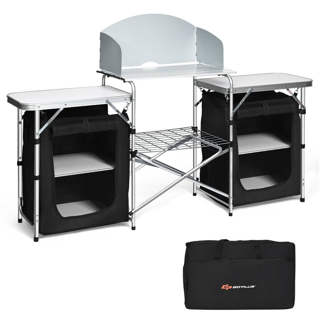 Folding Camping Table with Storage Organizer M3657