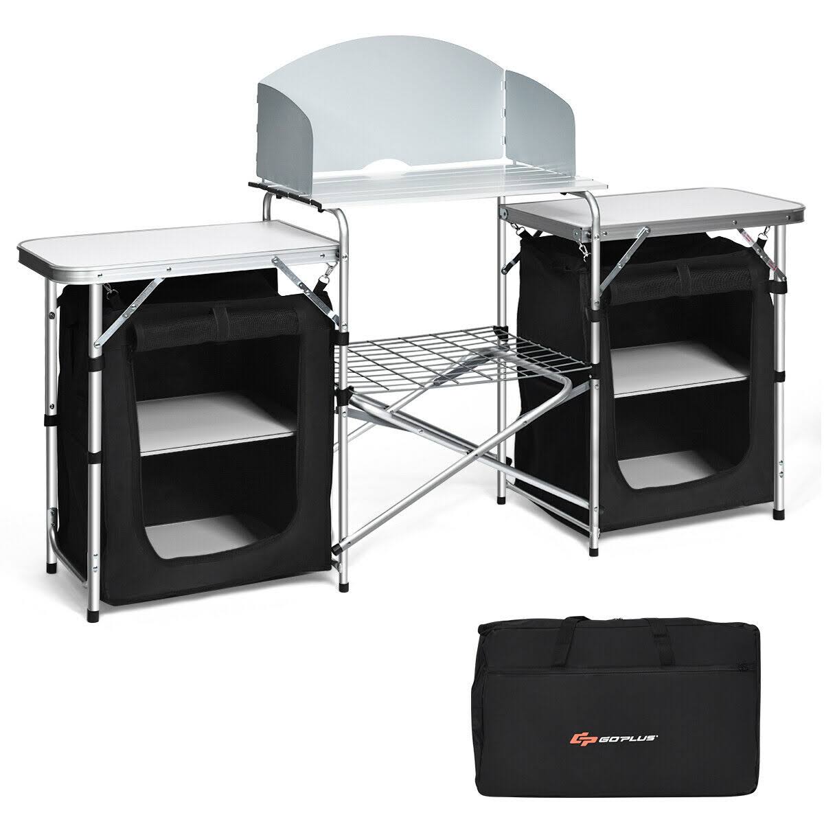 Folding Camping Table with Storage Organizer M3657