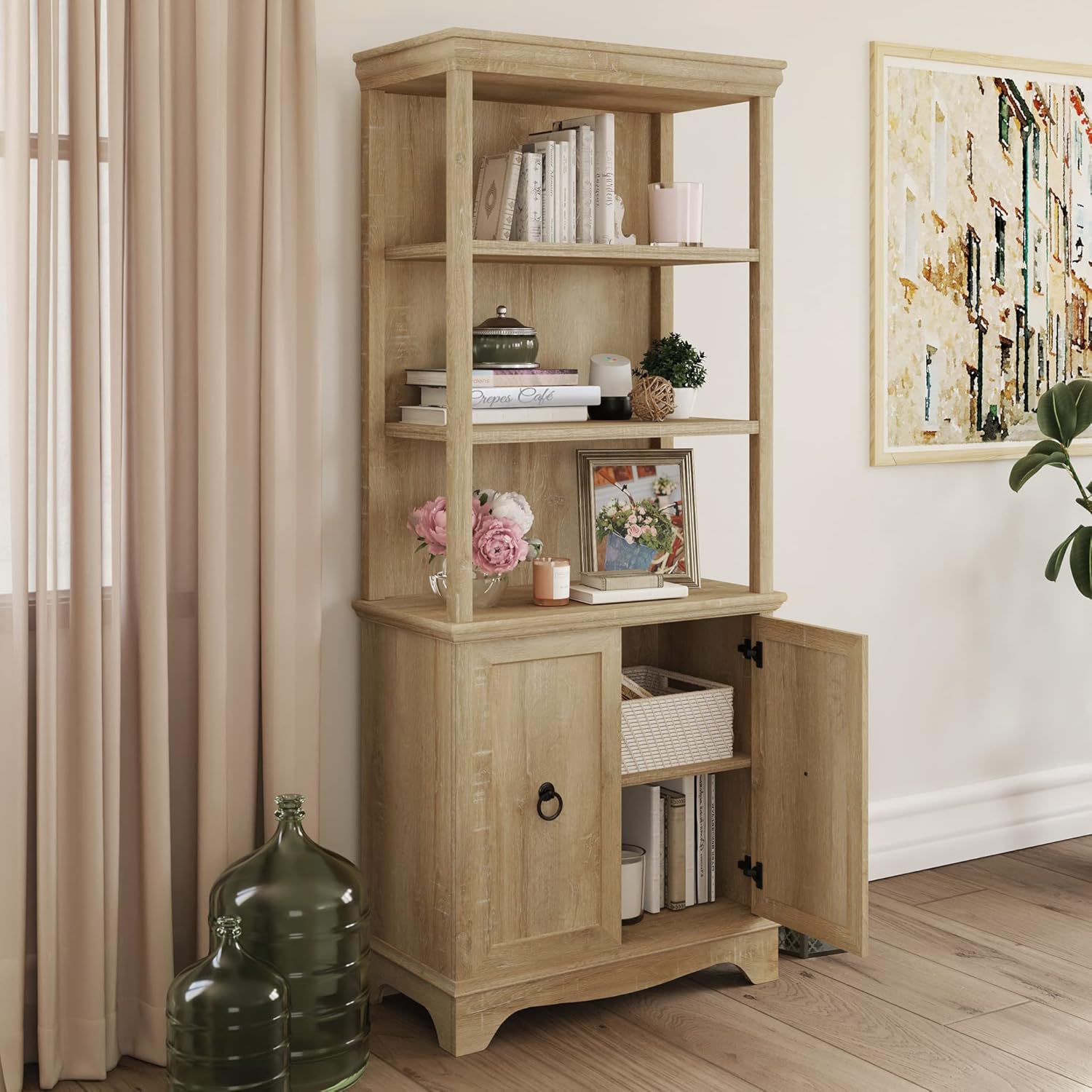 Orchard Oak Finish Library Q879