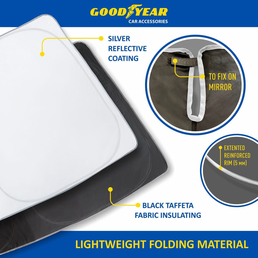 Foldable Windshield Sun Shade for Car Front Window G538177