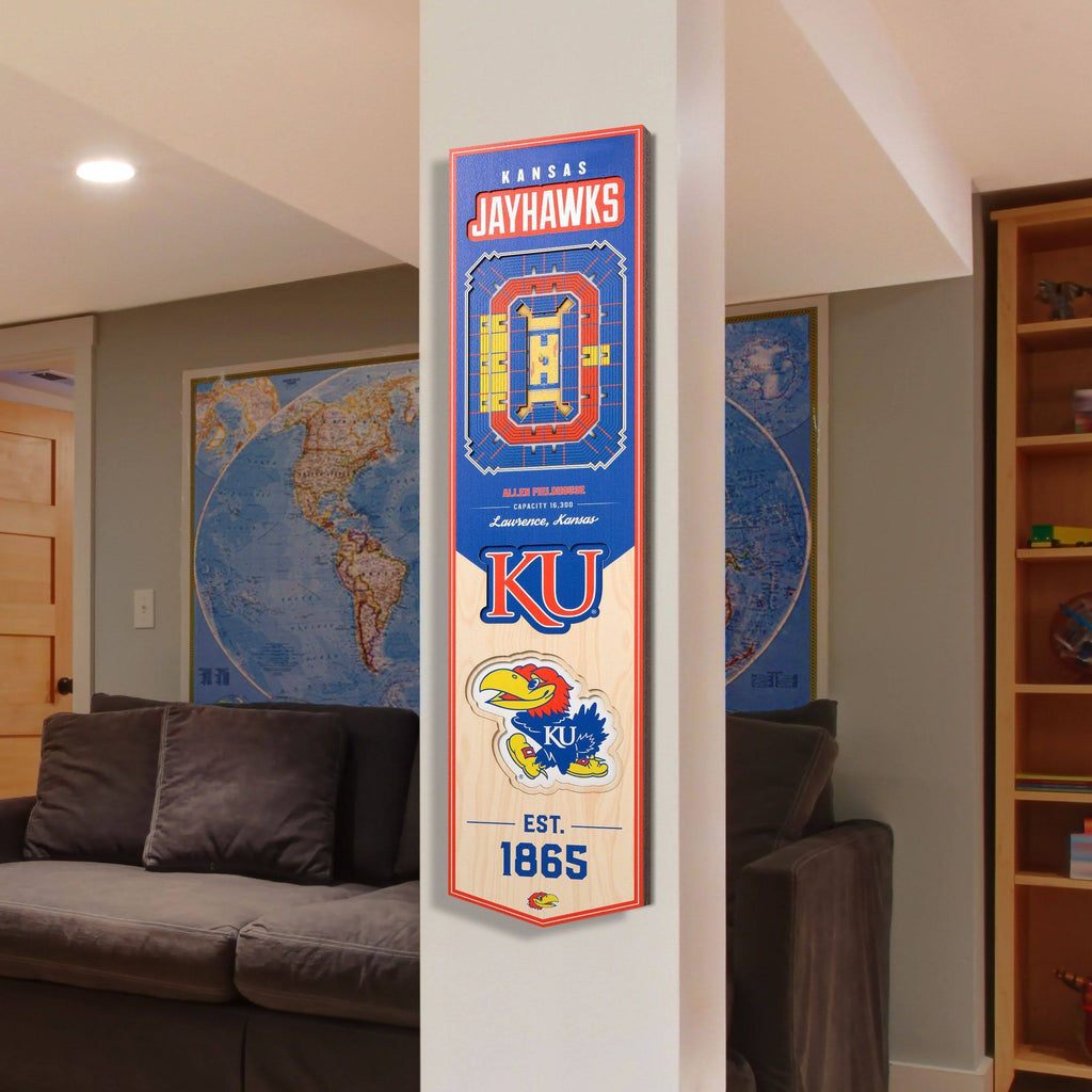 8 x 32 in. 3D Stadium Banner B52134