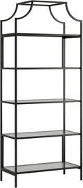 Black Finish Bookcase N5460