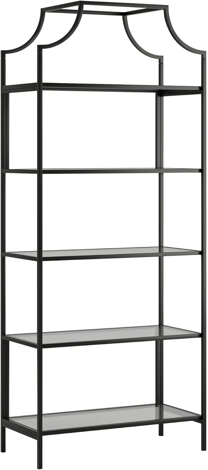 Black Finish Bookcase N5460