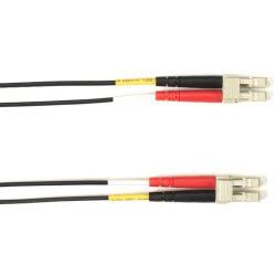 Black OM4 50/125 Multimode Fiber Optic Patch Cable, LC-LC, 30-M T21756