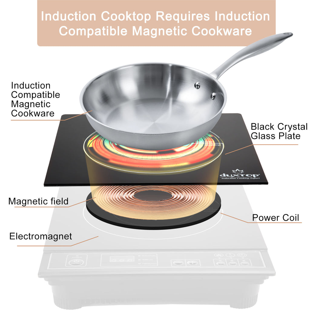 Silver Portable Induction Cooktop F44082
