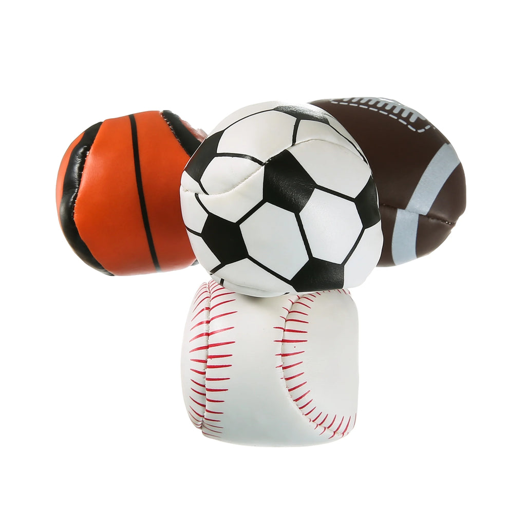 4 Pieces Rexine Hacky Sack Balls Y174525