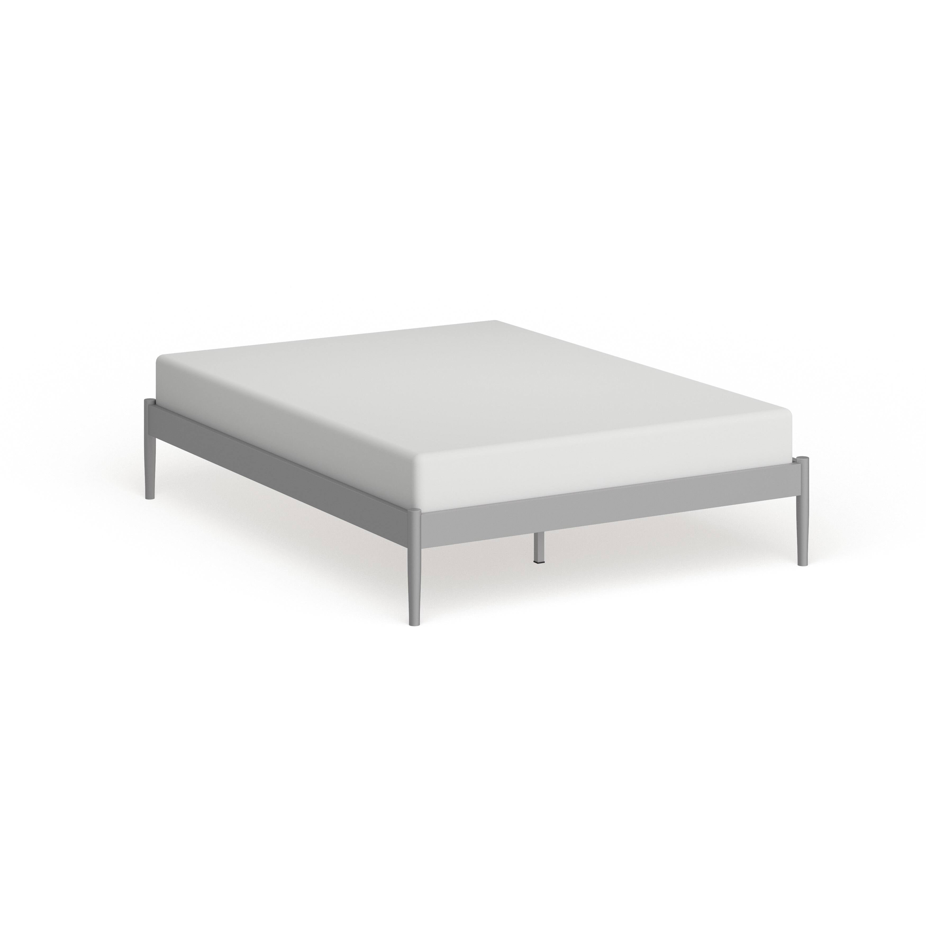King Stainless Steel Grey Bed Frame N662