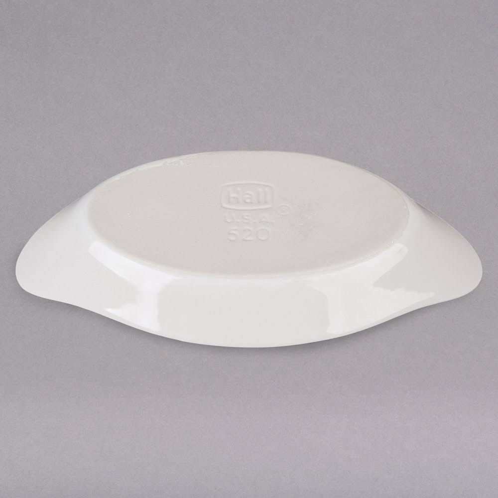 White 6 oz. Oval Welsh Rarebit Dish Q218