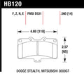HPS Brake Pads Z160142