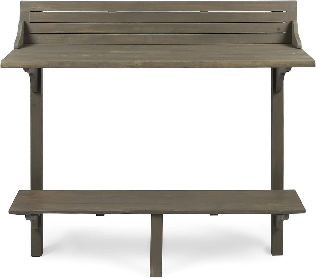 Grey Acacia Wood Bar Table X8122