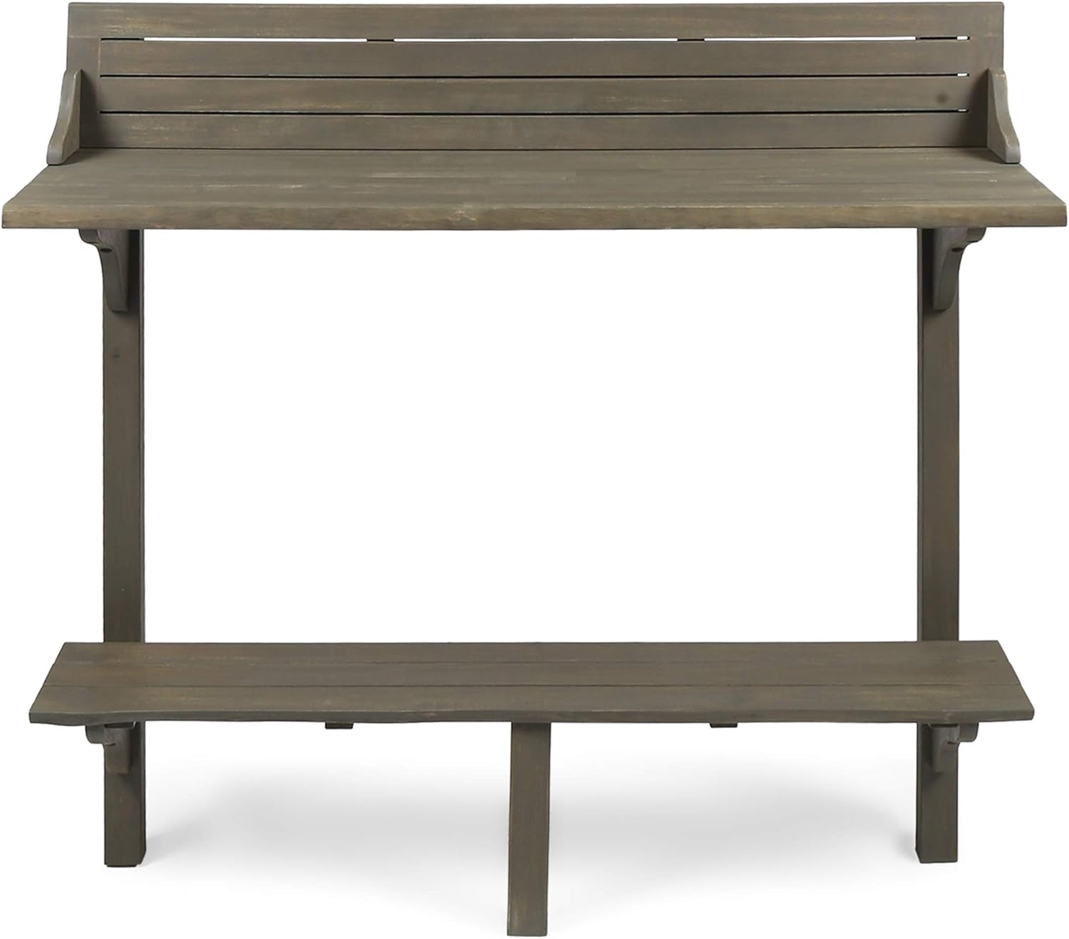 Grey Acacia Wood Bar Table X8122