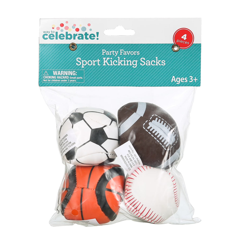 4 Pieces Rexine Hacky Sack Balls Y174525
