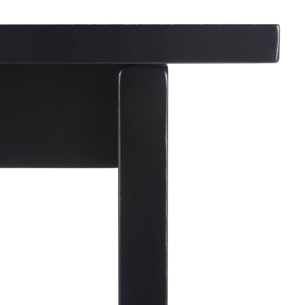 Black 2 Shelf Kitchen Cart S4166