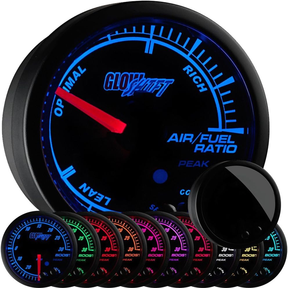 Black Dial Tinted Lens 2-1/16 52mm Air/Fuel Ratio Gauge V253313