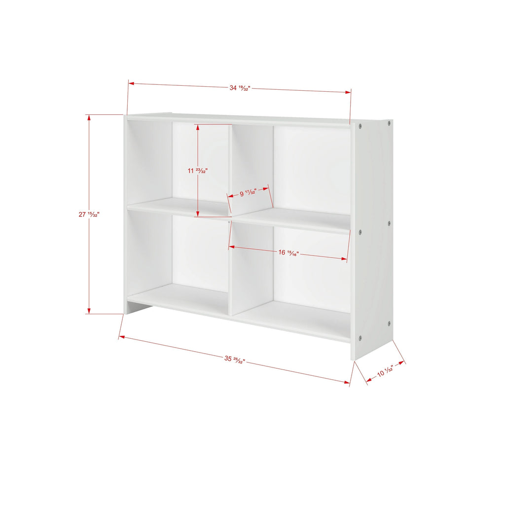 White Kids Bookcase A74058