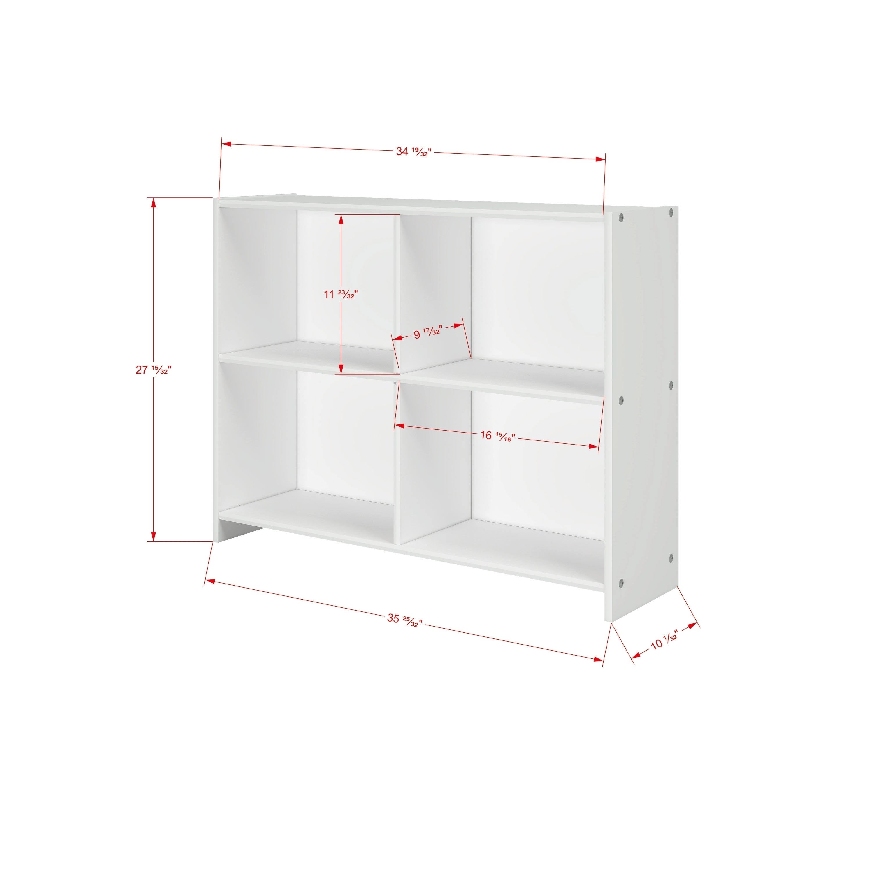 White Kids Bookcase A74058