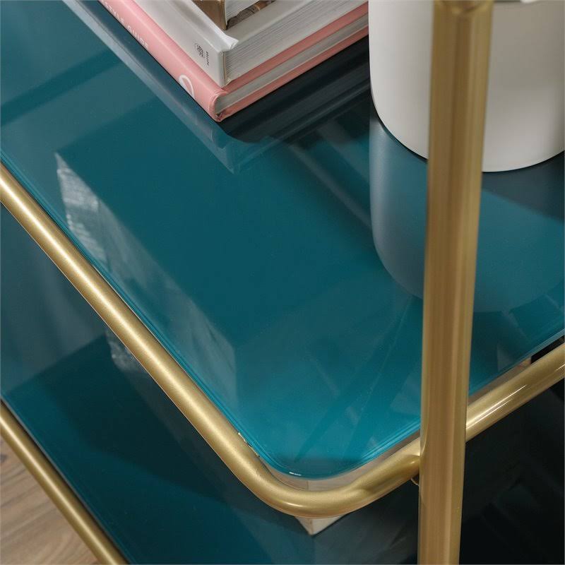 5-Shelf Bookcase in Satin Gold B54750