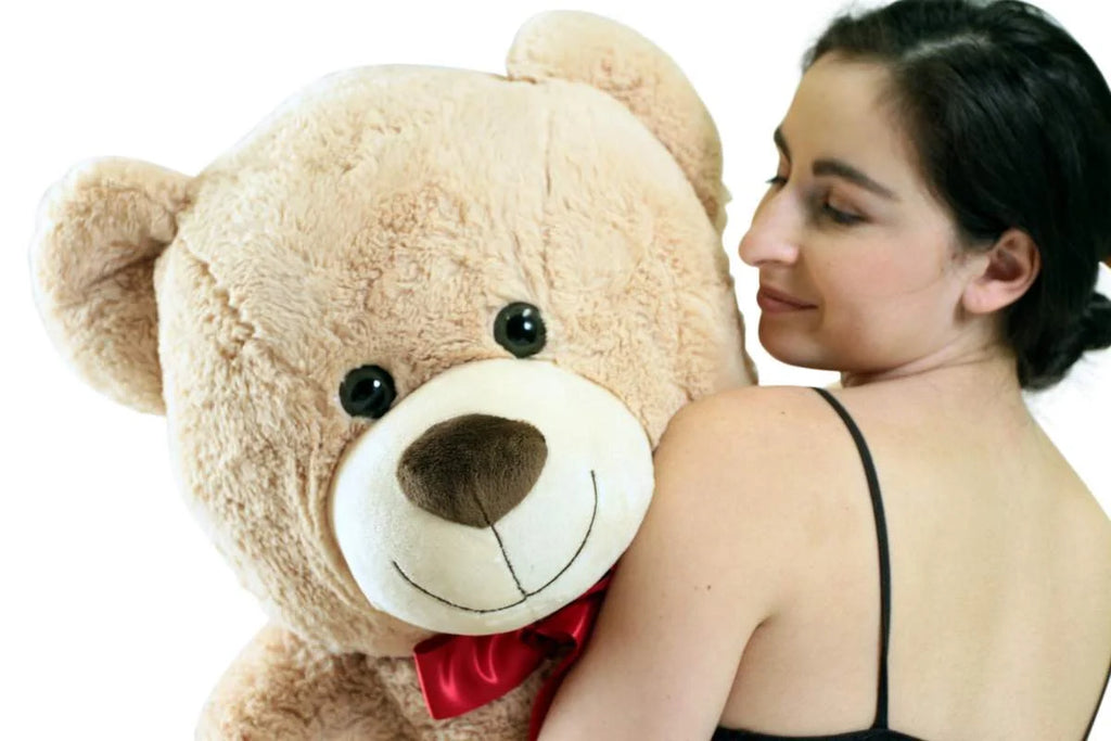 Beige Tan 48 inch Plush Teddy Bear Stuffed Animal C17552