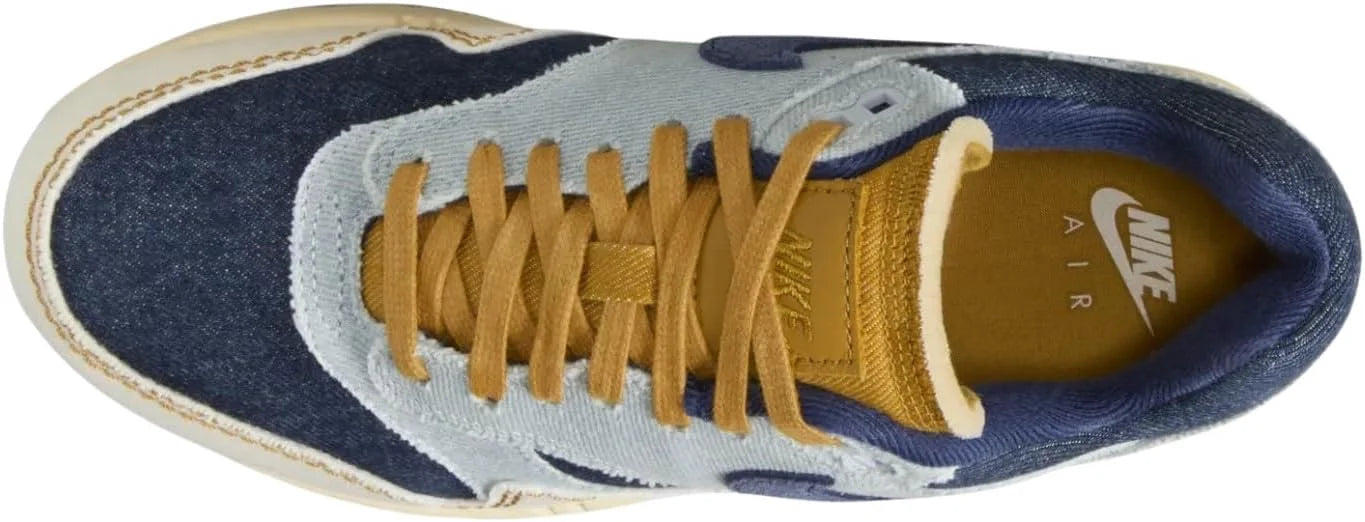 Women's Air Max 1 '87 Aura/Midnight Navy-Pale Ivory - 13 I7662