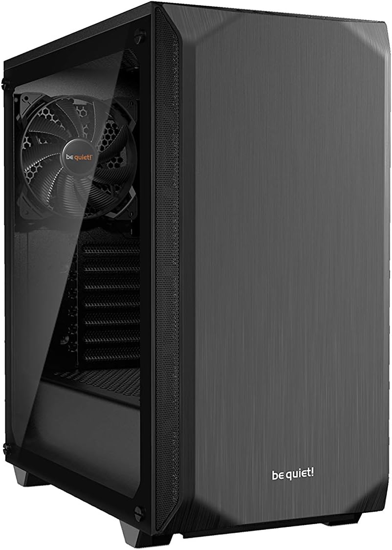 White Mid Tower ATX Case with Tempered Glass Window K5938