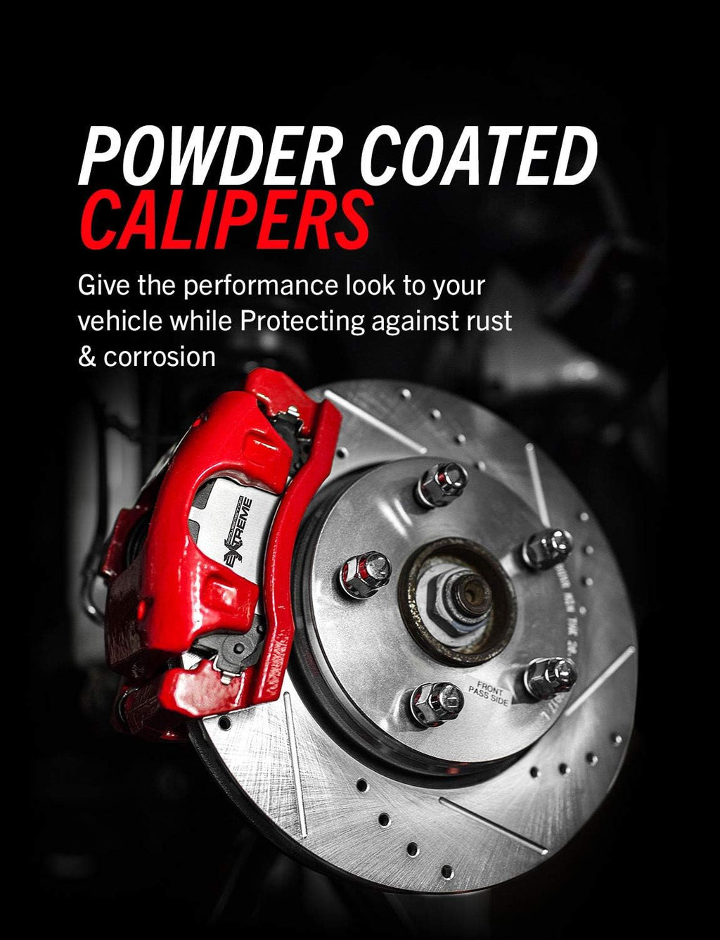 Powder Coated Brake Caliper Set A108