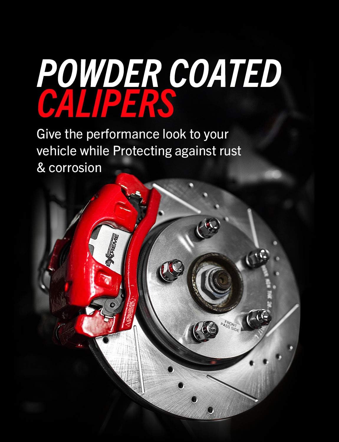 Powder Coated Brake Caliper Set A108