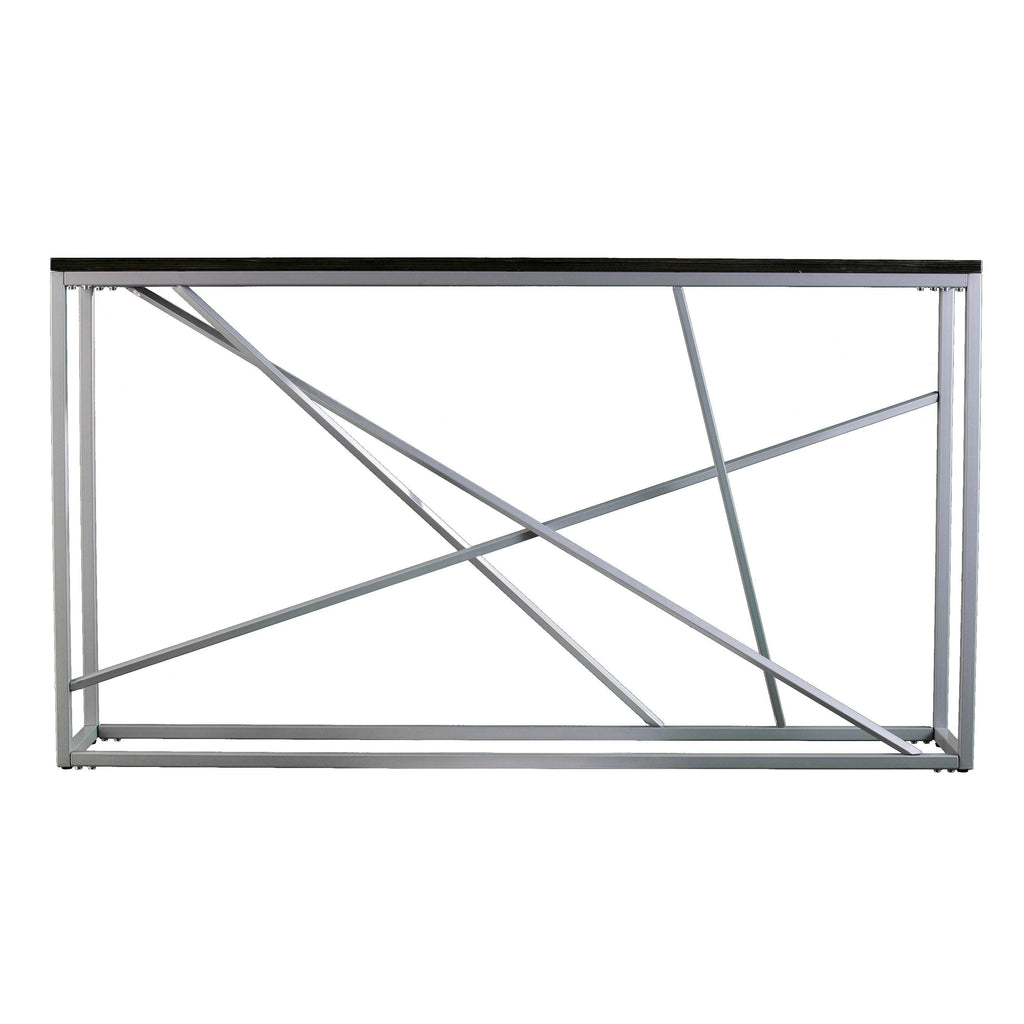 Faux Marble Skinny Console Table N331