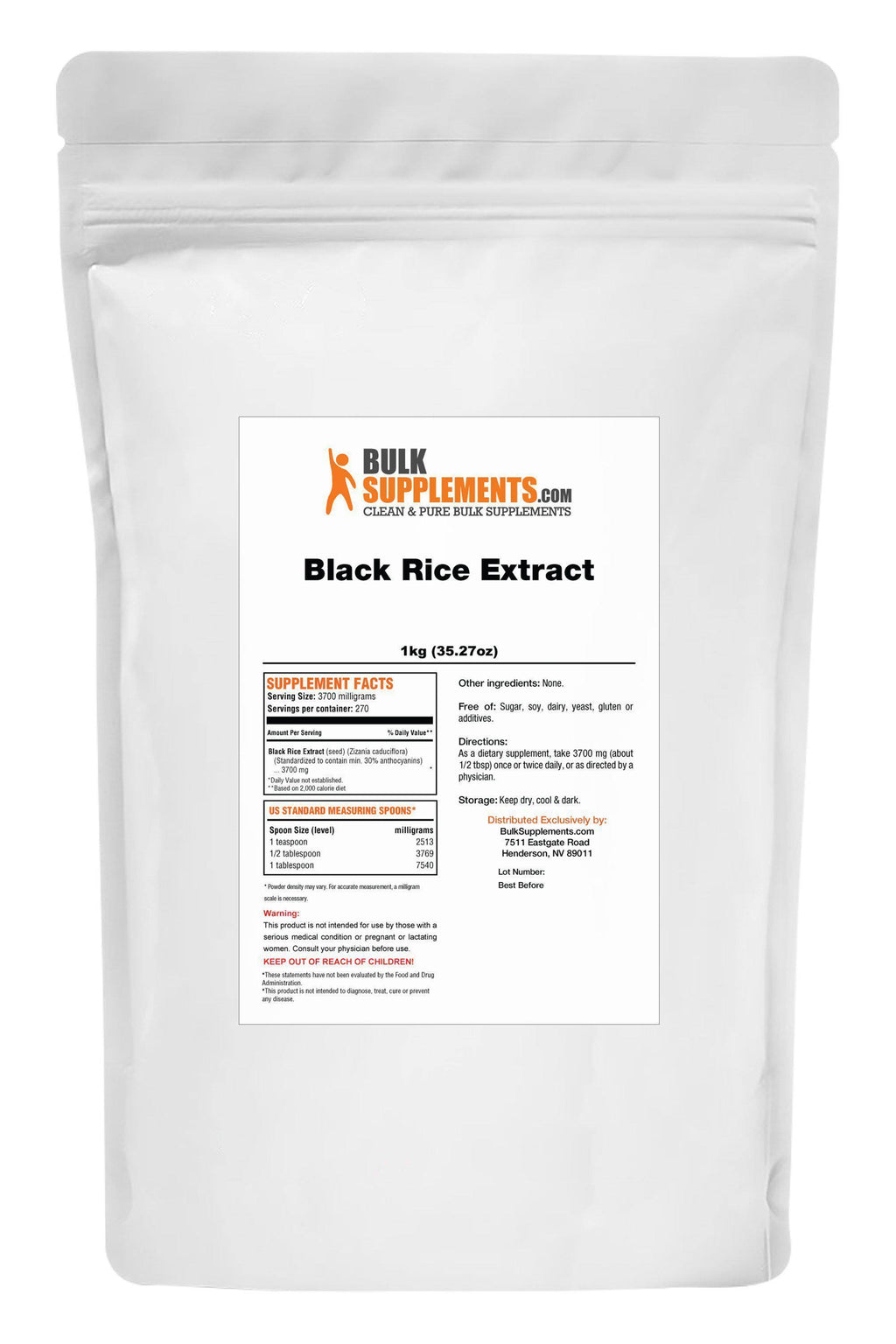 Black Rice Extract Powder 1kg K4125