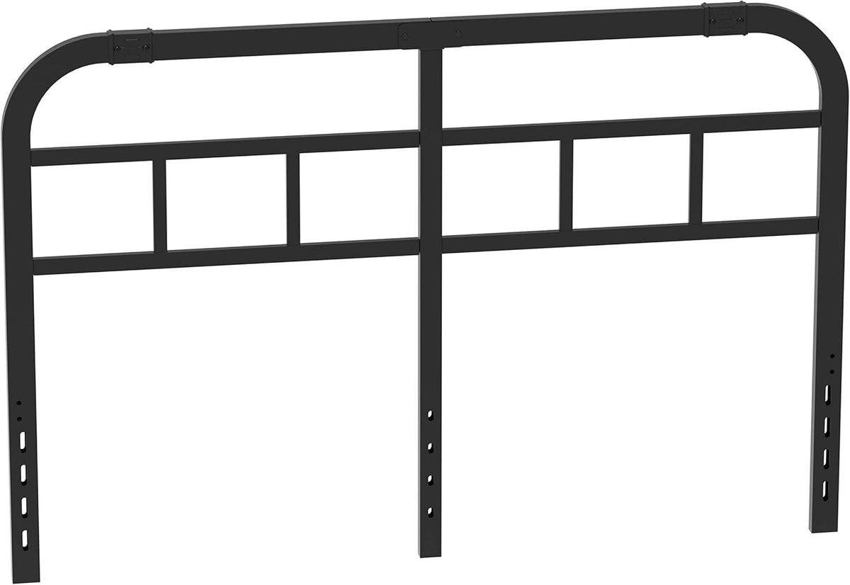 Black Metal California King Bed Headboard Q5338