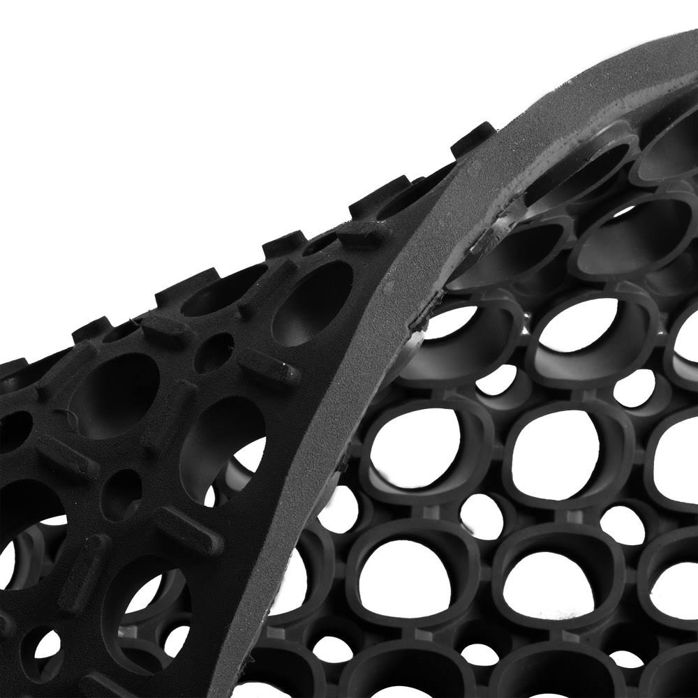 Black Anti-Fatigue Rubber Mat D4873