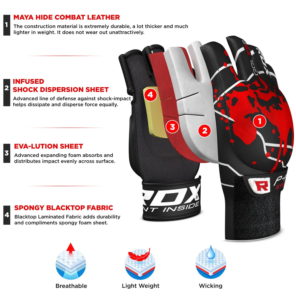 Small Cowhide Leather MMA Gloves J47091