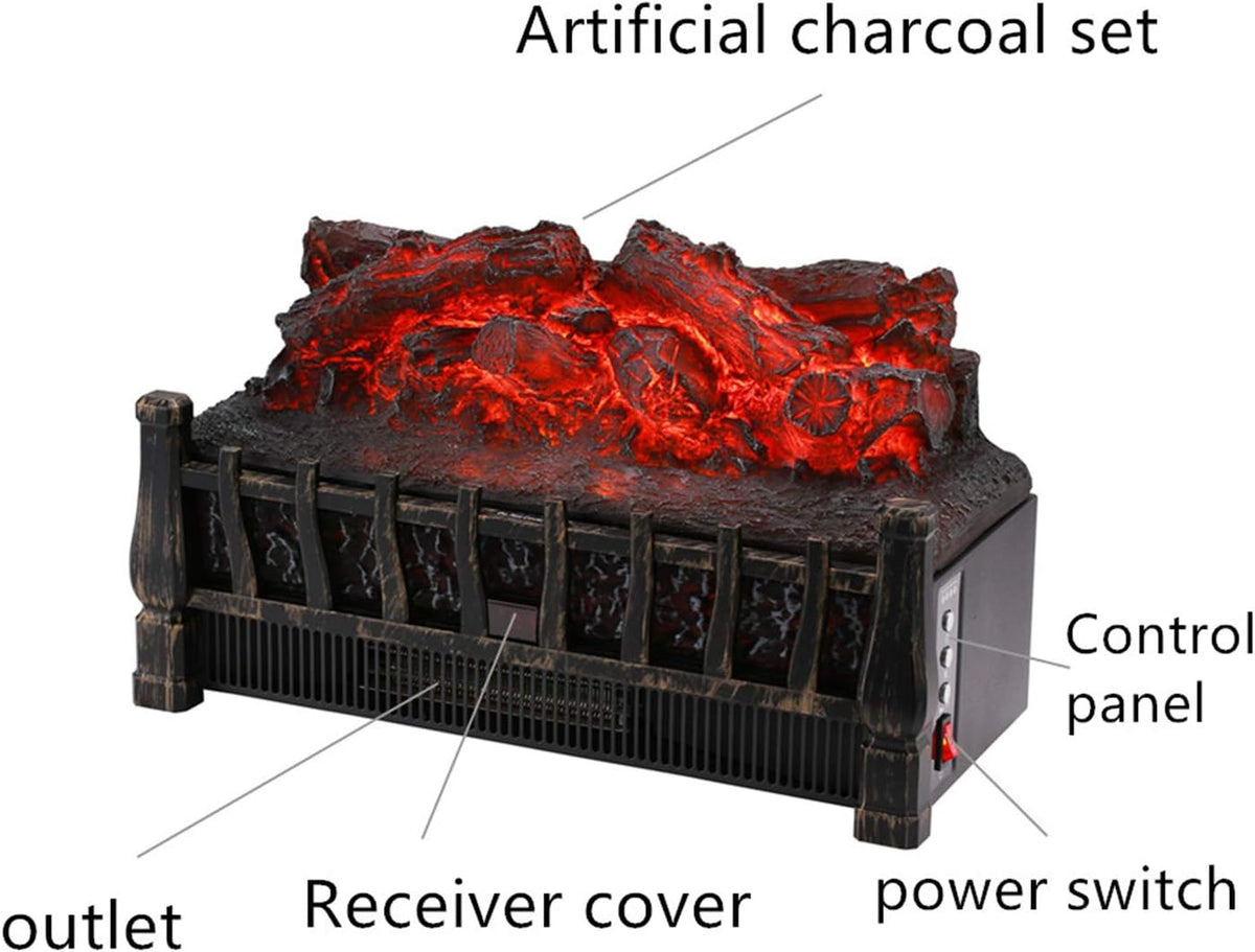 Electric Fireplace Stove Mica Heater 1500W E405587