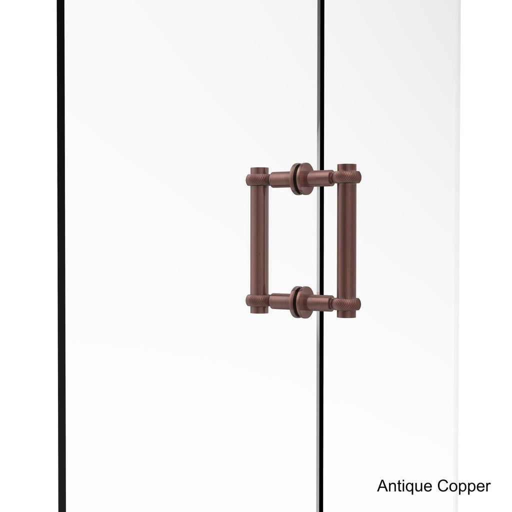 6 in. Antique Copper Shower Door Pull H508