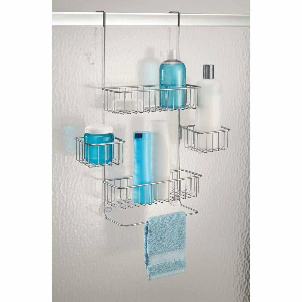 Adjustable Over Door Shower Caddy Storage Shelves D823637