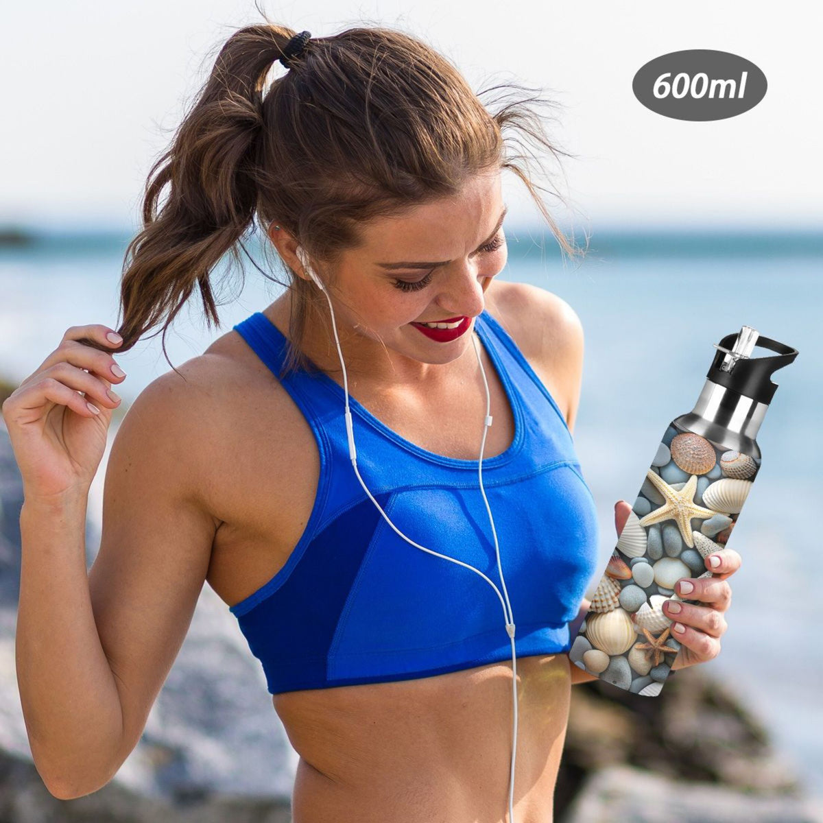 Stainless Steel Insulated Water Bottle with Straw Lid X3507