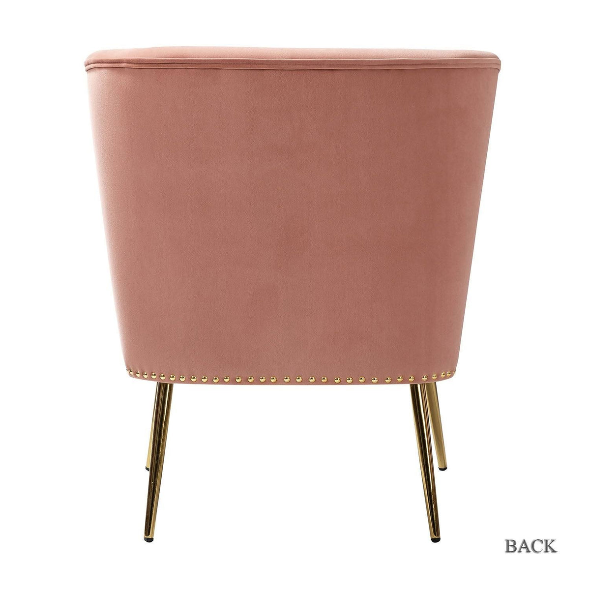Teal Accent Side Chair with Nailhead Trim O6397