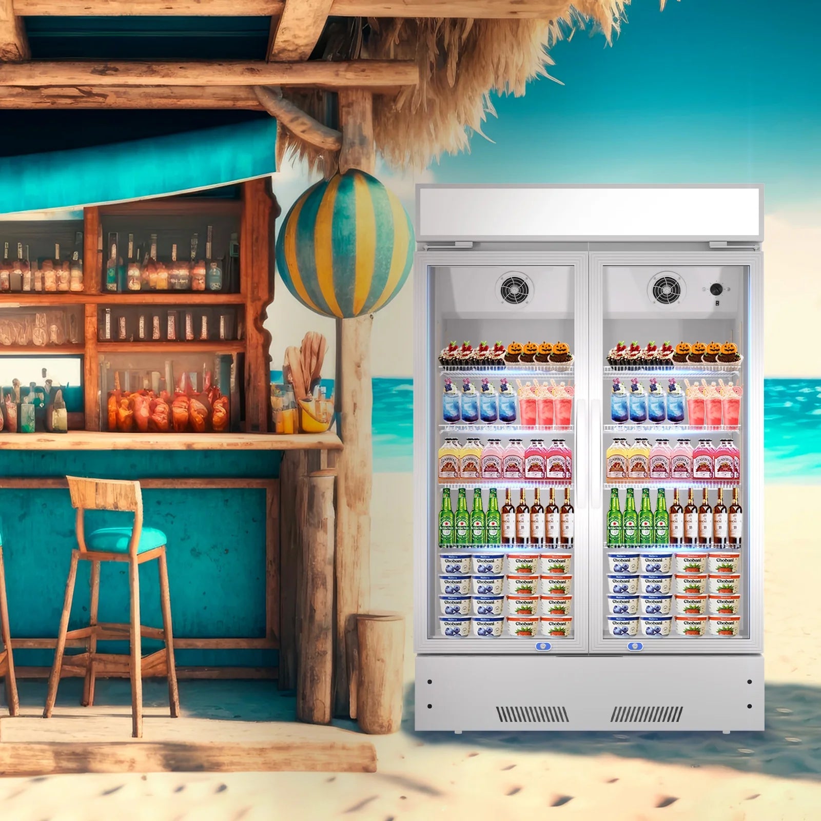 17.1 Cu.Ft Merchandising Refrigerator with Light Box L63294