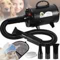 3.2HP Low Noise Pet Hair Force Dryer with 3 Nozzles T3365